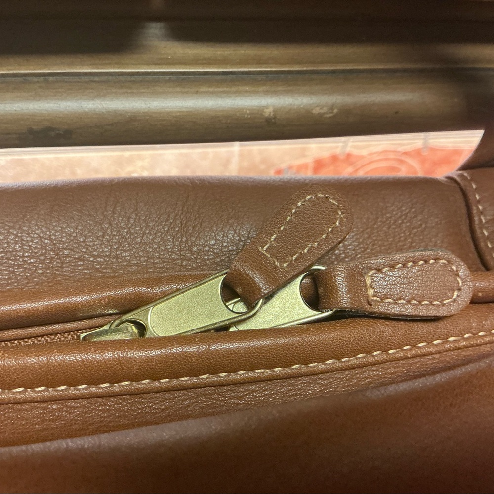 COACH Brown Leather Travel Bag - Picture 6 of 13